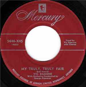 Vic Damone - My Truly, Truly Fair / My Life's Desire