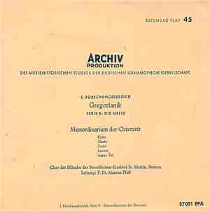 Chor Der Mönche Der Benediktiner-Erzabtei St. Martin - Pater Dr. Maurus Pfa ...