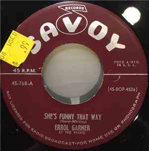Errol Garner - She's Funny That Way / This Can't Be Love