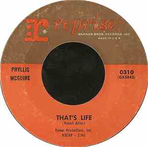 Phyllis McGuire - I Don't Want To Walk Without You