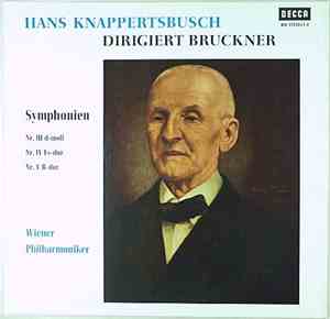 Hans Knappertsbusch Dirigiert Bruckner - Wiener Philharmoniker - Symphonien ...