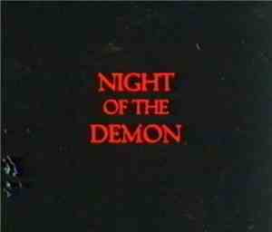 Sleep Column - Night Of The Demon
