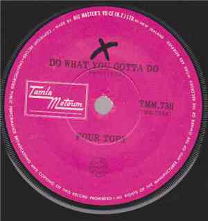 The Four Tops - Do What You Gotta Do / Mac Arthur Park