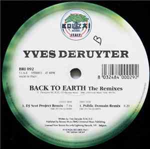 Yves Deruyter - Back To Earth (The Remixes)