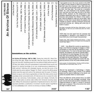 Ultra-Red - An Archive Of Silence