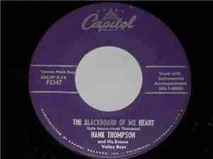 Hank Thompson And His Brazos Valley Boys - The Blackboard Of My Heart
