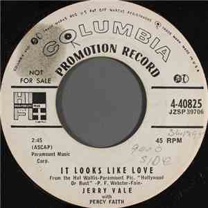 Jerry Vale With Percy Faith - It Looks Like Love / All Dressed Up With A Br ...