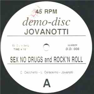 Jovanotti - Sex No Drugs And Rock'N Roll