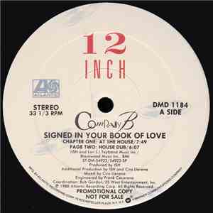Company B - Signed In Your Book Of Love / Sticky Fingers