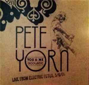Pete Yorn - You & Me Acoustic - Live From AKA, 8/11/06