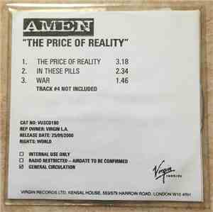 Amen  - The Price Of Reality