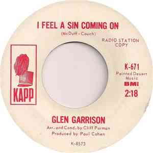 Glen Garrison - I Feel A Sin Coming On / Burn Me Down