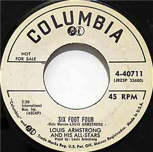 Louis Armstrong And His All-Stars - Six Foot Four / The Faithful Hussar