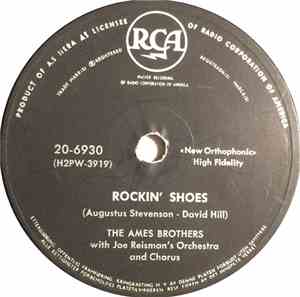 The Ames Brothers With Joe Reisman's Orchestra and Chorus - Rockin' Shoes / ...