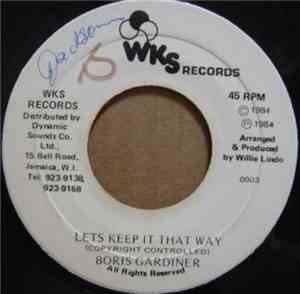 Boris Gardiner - Lets Keep It That Way
