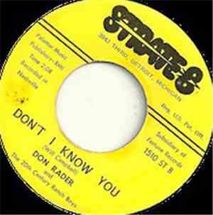 Don Rader  and The 20th Century Ranch Boys - Smile Of Love