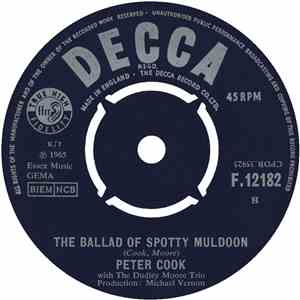 Peter Cook With Dudley Moore Trio - The Ballad Of Spotty Muldoon