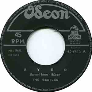 The Beatles - Ayer = Yesterday