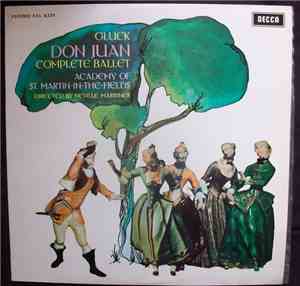 Gluck, Academy Of St. Martin-in-the-Fields Directed By Neville Marriner - Don Juan Complete Ballet