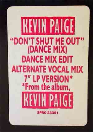 Kevin Paige - Don't Shut Me Out