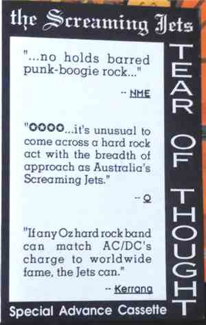 The Screaming Jets - Tear Of Thought