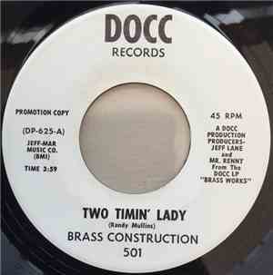 Brass Construction - Two Timin' Lady