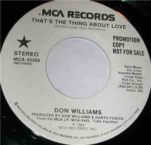 Don Williams  - That's The Thing About Love