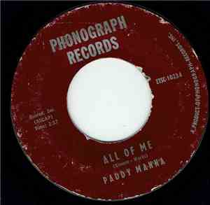 Paddy Manna - All Of Me / Up The Lazy River