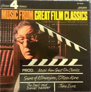 Bernard Herrmann  With  The London Philharmonic Orchestra - Music From Great Film Classics