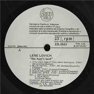 Lene Lovich - No Man's Land
