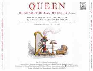 Queen - These Are The Days Of Our Lives