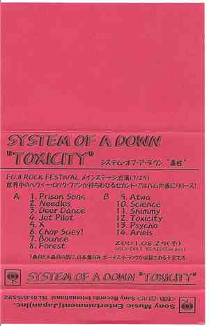 System Of A Down - Toxicity