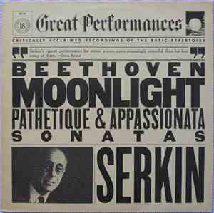 Beethoven : Serkin - Moonlight Pathetique & Appassionata Sonatas