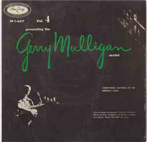 The Gerry Mulligan Sextet - Presenting The Gerry Mulligan Sextet - Vol. 4