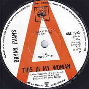 Bryan Evans  - This Is My Woman