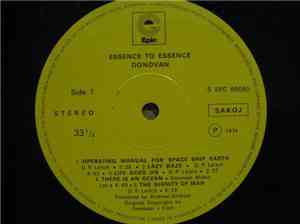 Donovan - Essence To Essence