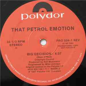 That Petrol Emotion - Big Decision