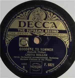 Greta Keller - Goodbye To Summer / I'm Gonna Lock My Heart