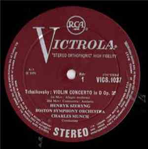 Tchaikovsky, Tartini, Boston Symphony Orchestra, Henryk Szeryng, Charles Mu ...