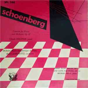 Arnold Schoenberg, Claude Helffer, Orchestre National De France, Michael Fi ...