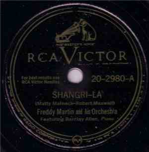 Freddy Martin And His Orchestra - Shangri-La / The New Moon