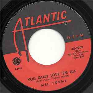 Mel Tormé - You Can't Love 'Em All / You Belong To Me