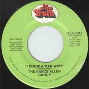 The Rance Allen Group - I Know A Man Who / Hotline To Jesus