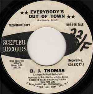 B. J. Thomas - Everybody's Out Of Town