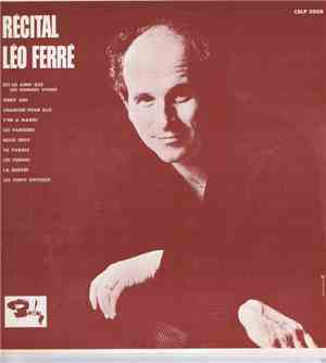Léo Ferré - Récital