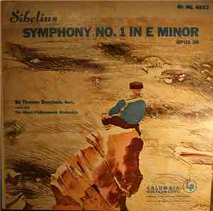 Sibelius / The Royal Philharmonic Orchestra, Sir Thomas Beecham - Symphony  ...