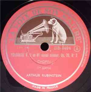 Arthur Rubinstein - Polonaise N° 2 En Mi Bémol Mineur, Op. 26, N° 2