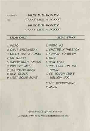 Freddie Foxxx - Crazy Like A Foxxx