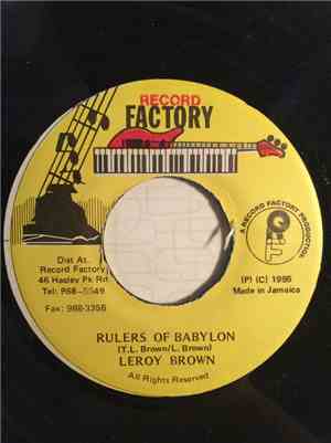 Leroy Brown  - Rulers Of Babylon