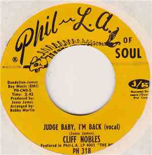 Cliff Nobles & Co - The Horse / Judge Baby, I'm Back
